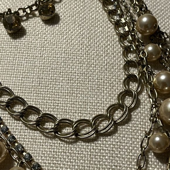 Elegant Gold Multi-Layer Necklace - Picture 7 of 8